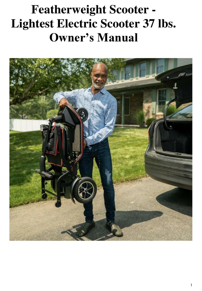 Featherweight Scooter owner's manual