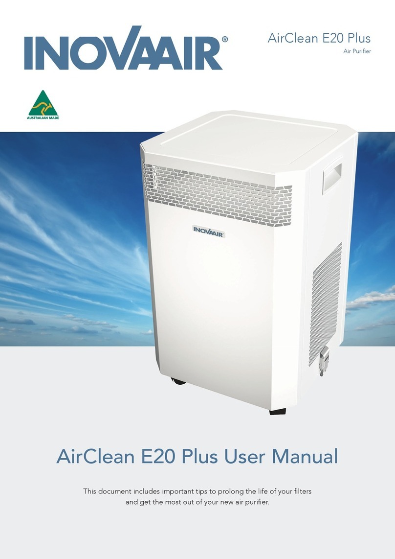 InovaAir AirClean E20 Plus user manual