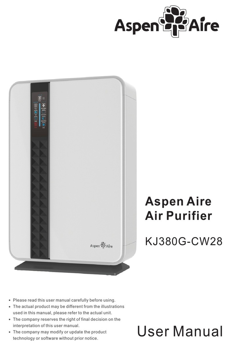 Aspen Aire KJ380G-CW28 user manual