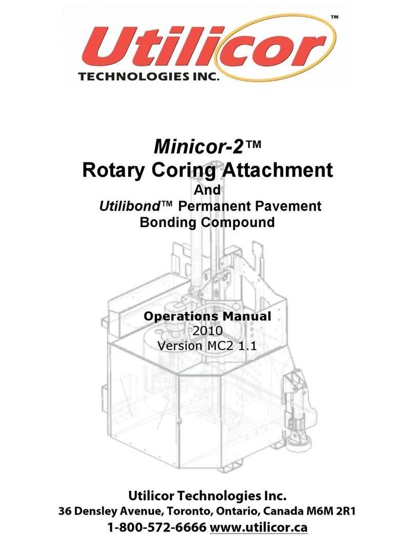 Utilicor Minicor 2 Operation manual