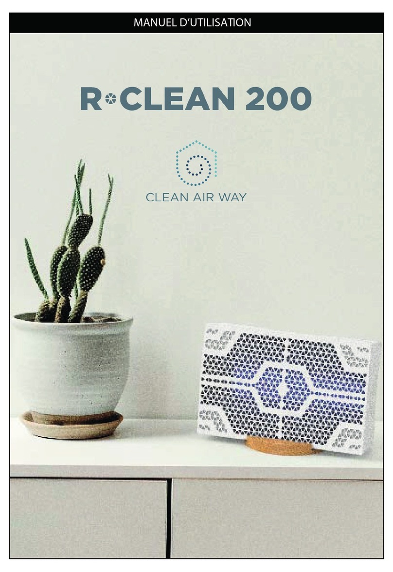 Clean Air Way R-CLEAN 200 quick start guide Clean Air Way R-CLEAN 200 quick start guide