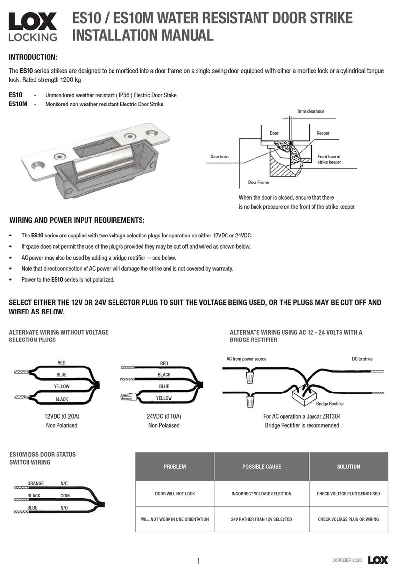 LOX ES10 User manual
