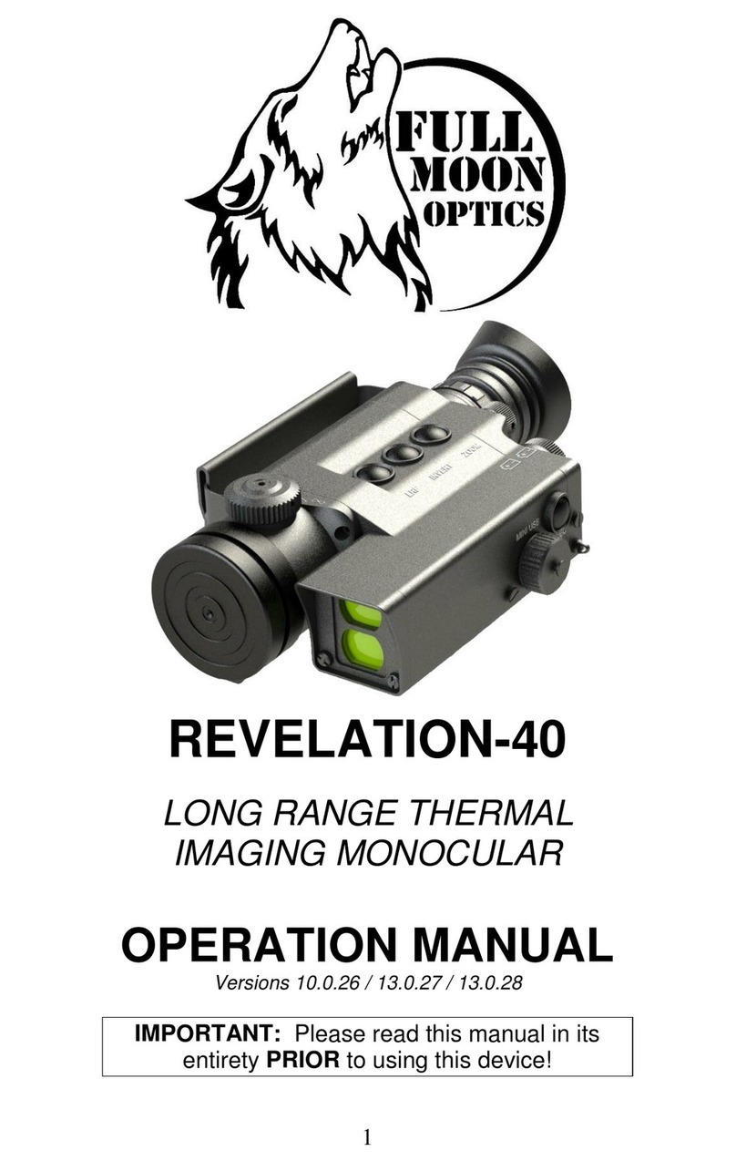 FULL MOON OPTICS REVELATION-40 User manual
