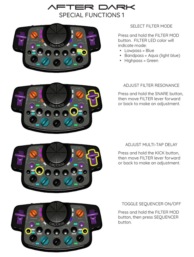 BLIPBLOX AFTER DARK quick start guide