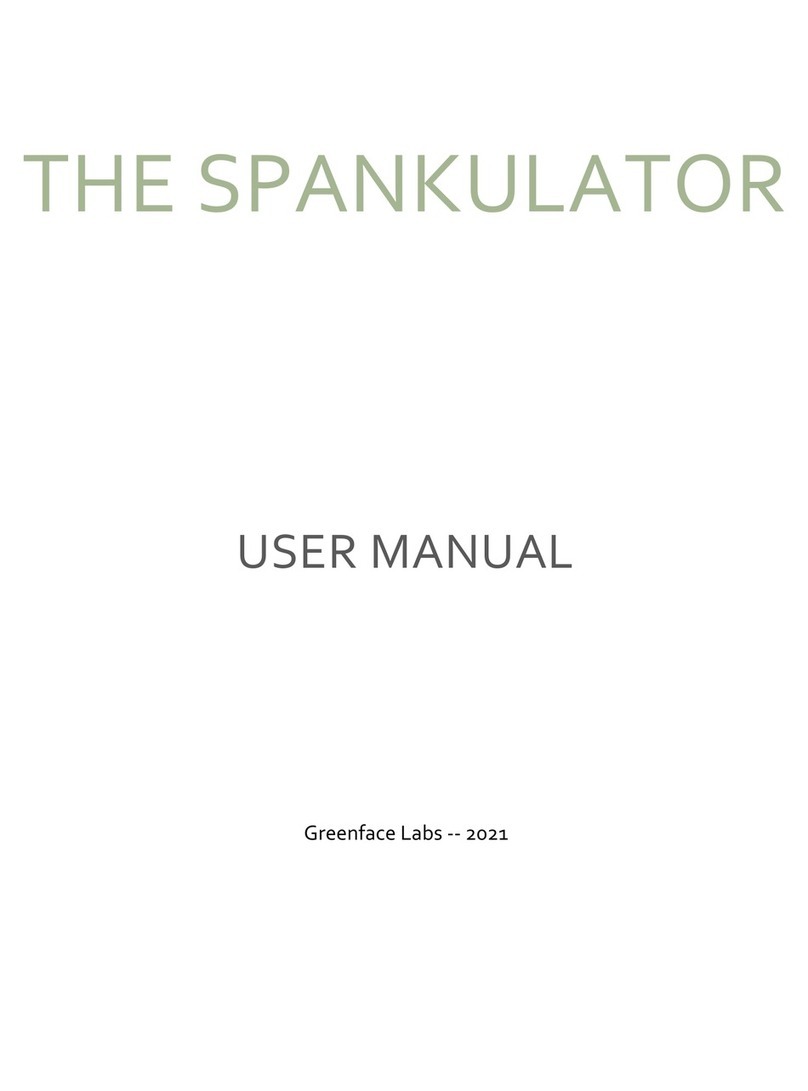 Greenface Labs THE SPANKULATOR User manual