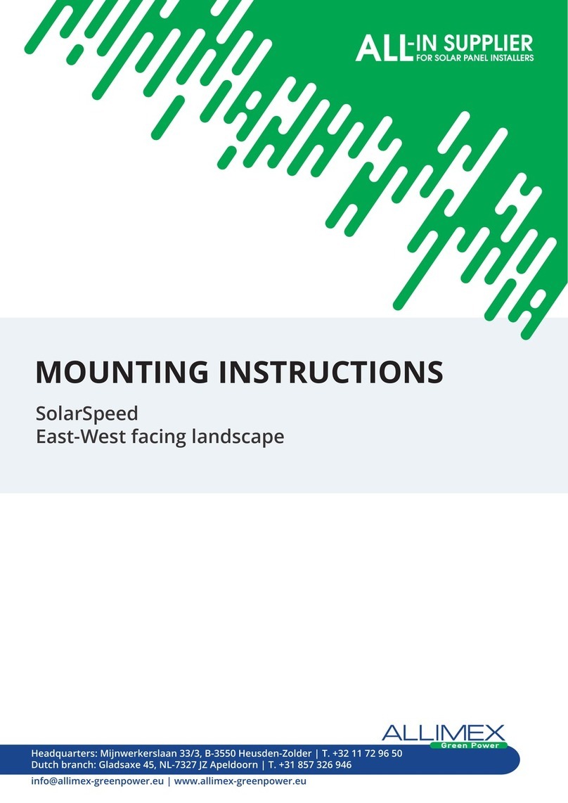 ALLIMEX SolarSpeed User manual
