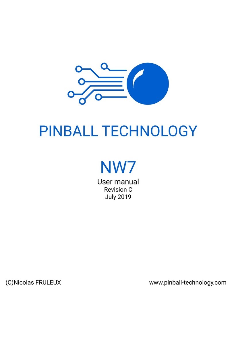 PINBALL TECHNOLOGY NW7 User manual
