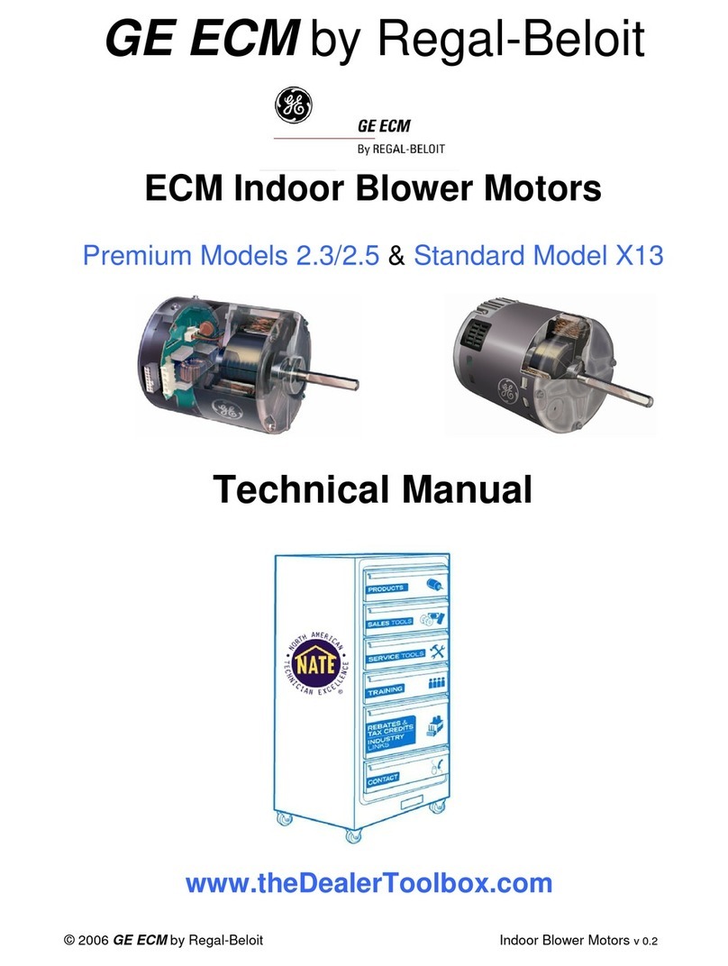 Regal-Beloit GE ECM 2.3 Technical manual