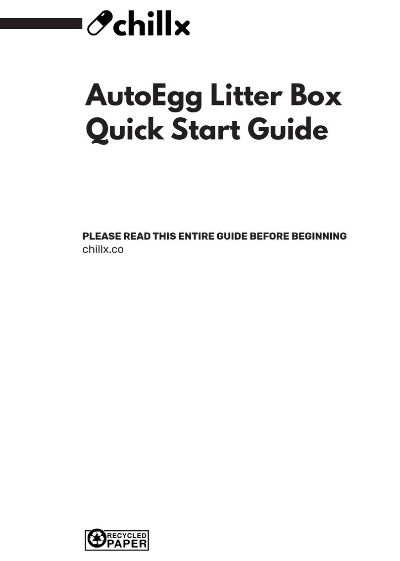 ChillX AutoEgg Litter Box manual
