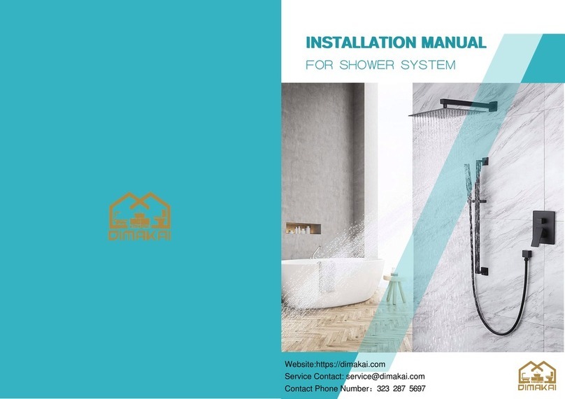 Dimakai Shower system installation manual