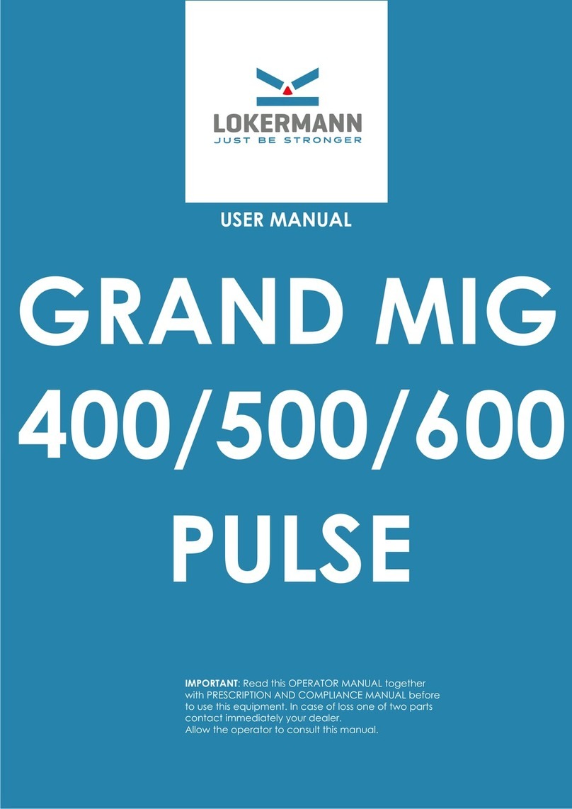 LOKERMANN GRAND MIG 400 PULSE User manual