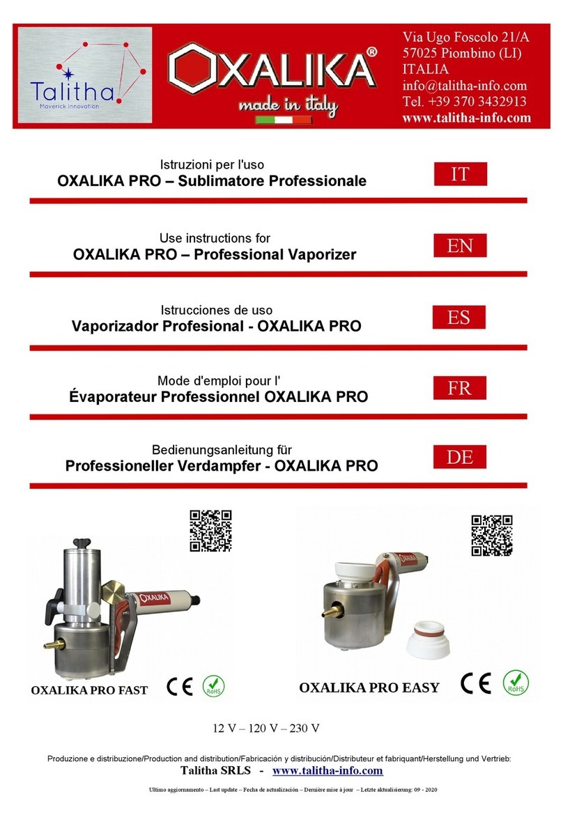 Talitha OXALIKA PRO Fast use instructions