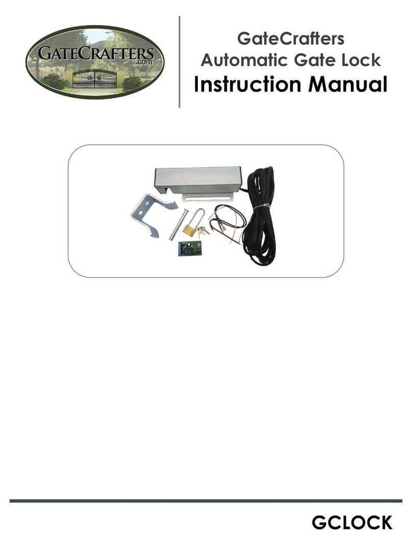 GateCrafters GCLOCK instruction manual