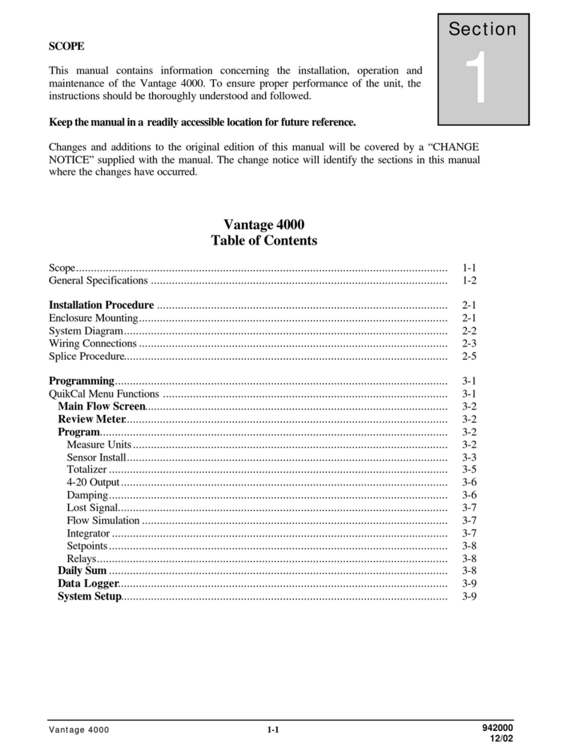 Eastech Badger Vantage 4000 manual