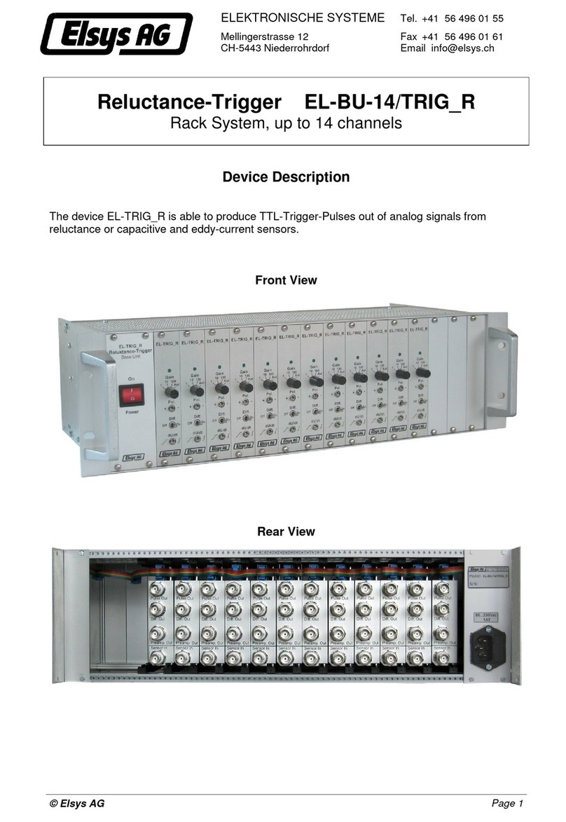 Elsys AG EL-BU-14/TRIG_R quick start guide