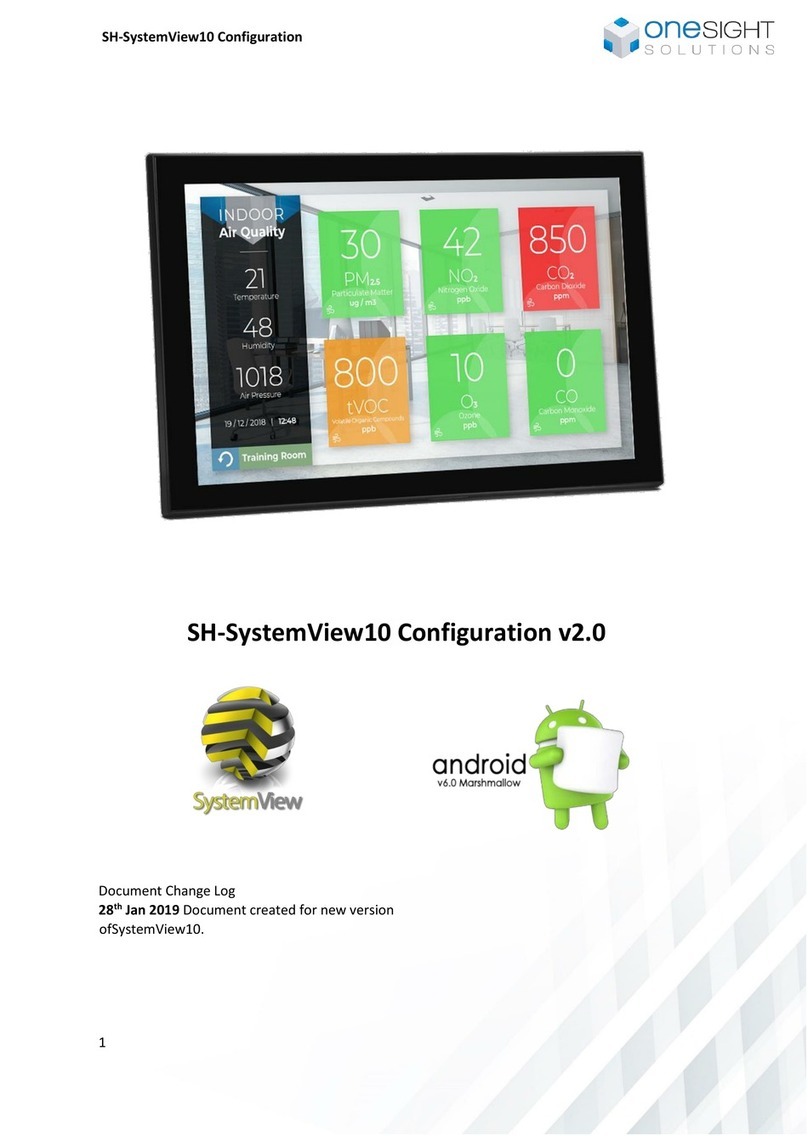ONESIGHT SystemView10 User manual