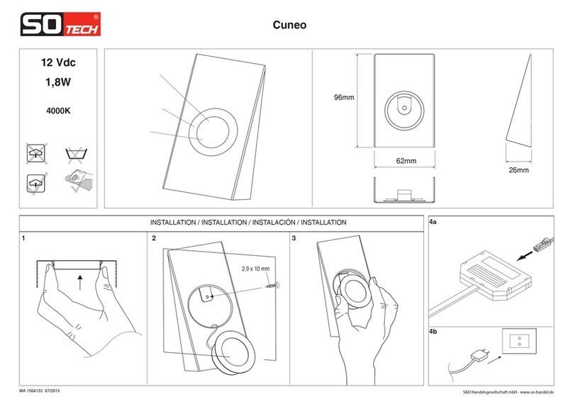 SO-TECH Cuneo 53286349 quick start guide