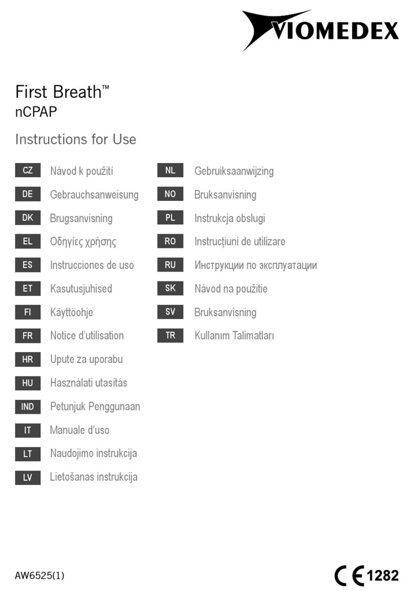 VIOMEDEX First Breath nCPAP Instructions for use
