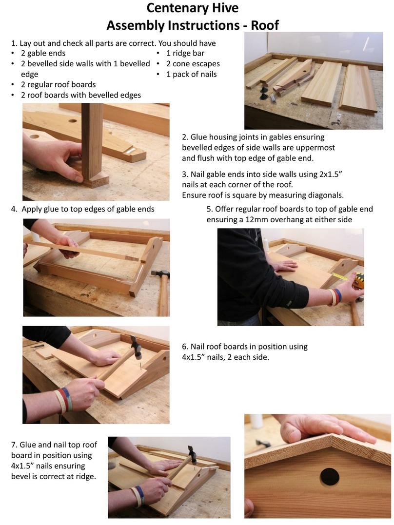 Thorne Centenary Hive Assembly instructions