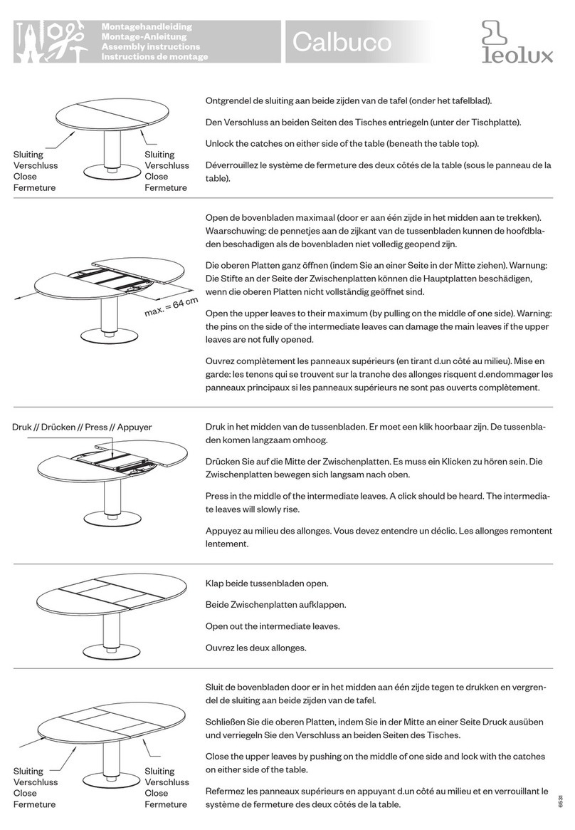 leolux Calbuco User manual