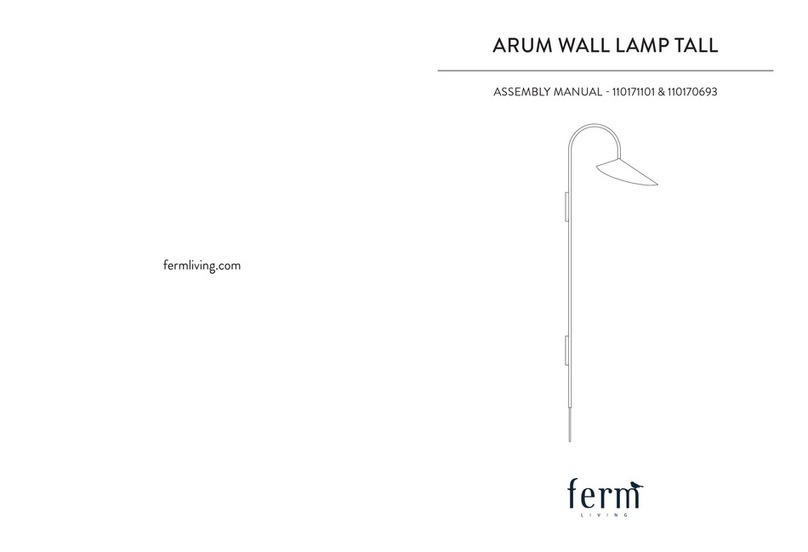 ferm living ARUM Assembly manual