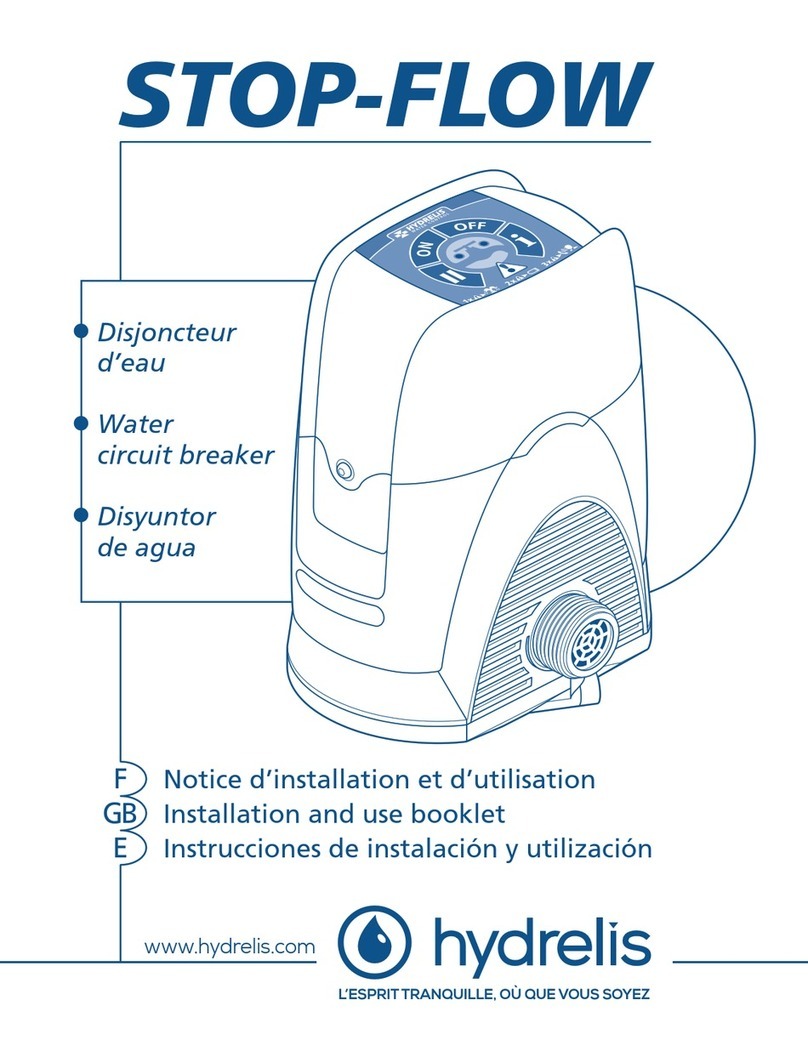 Hydrelis STOP-FLOW INSTALLATION AND USE BOOKLET