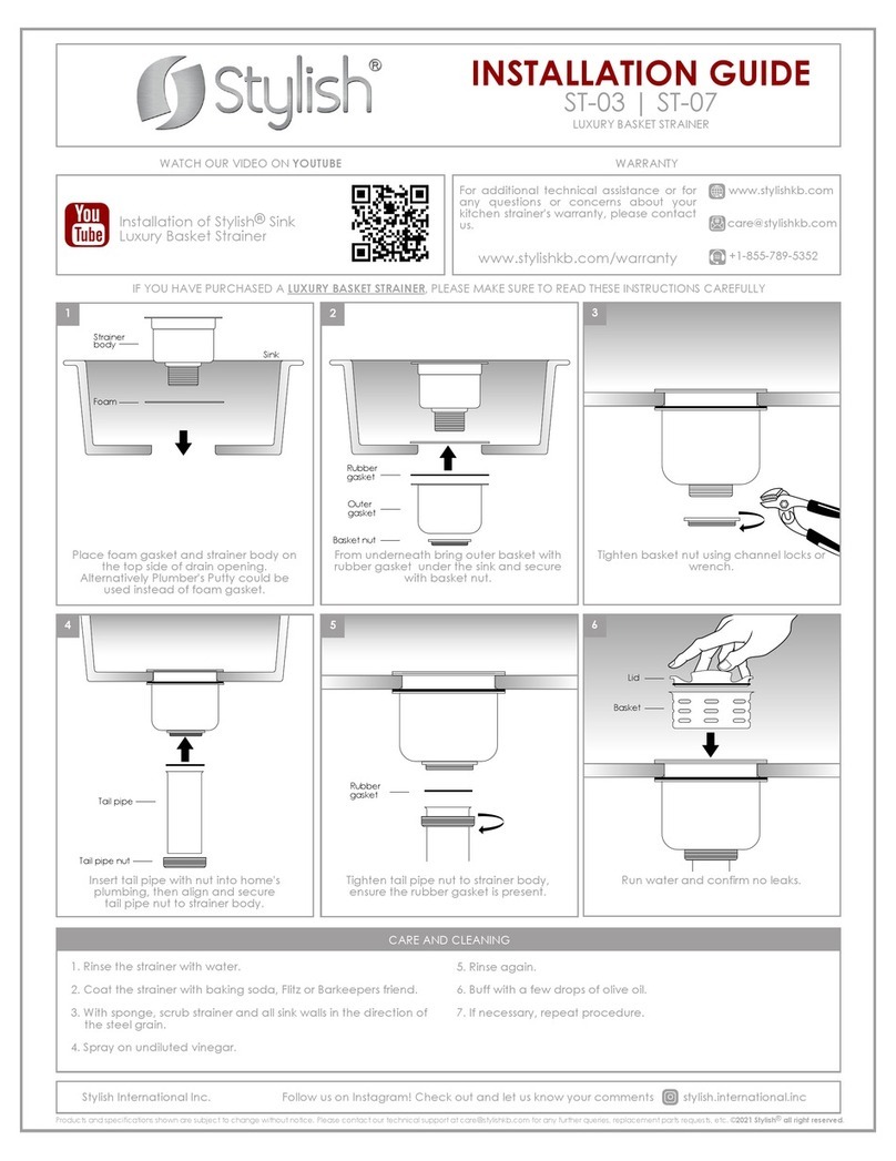 Stylish ST-03 installation guide Stylish ST-03 installation guide