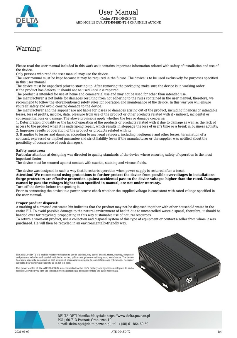 AUTONE ATE-D04SD-T2 user manual