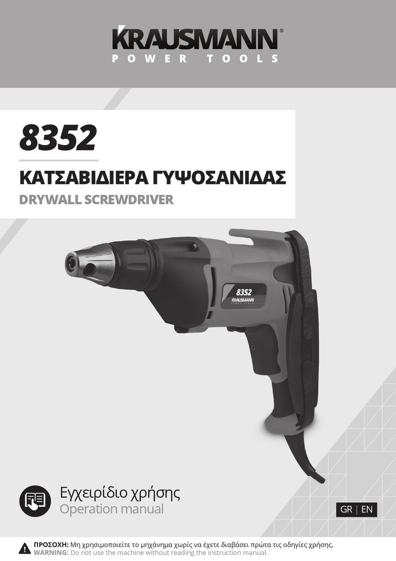 KRAUSMANN 8352 Operation manual