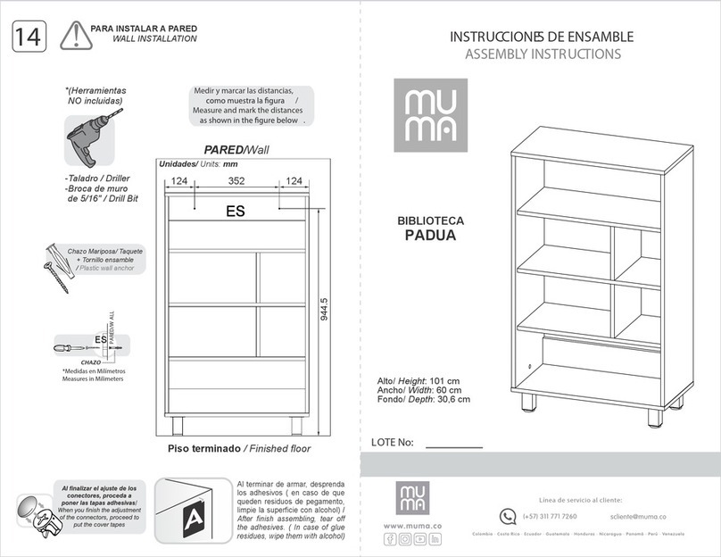 MUMA PADUA User manual