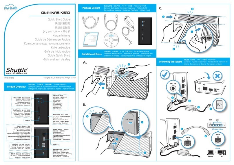 Shuttle OMNINAS KS10 User manual