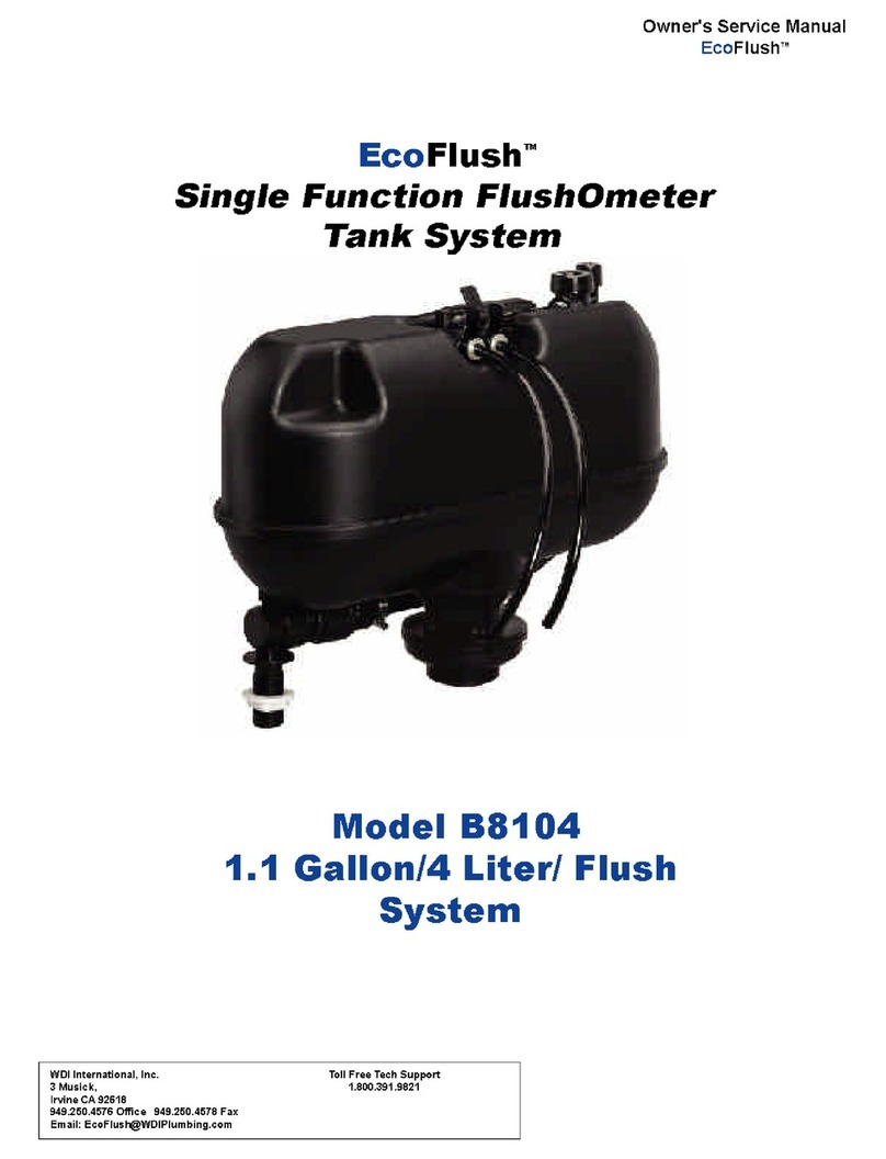 EcoFlush B8104 Owner's service manual