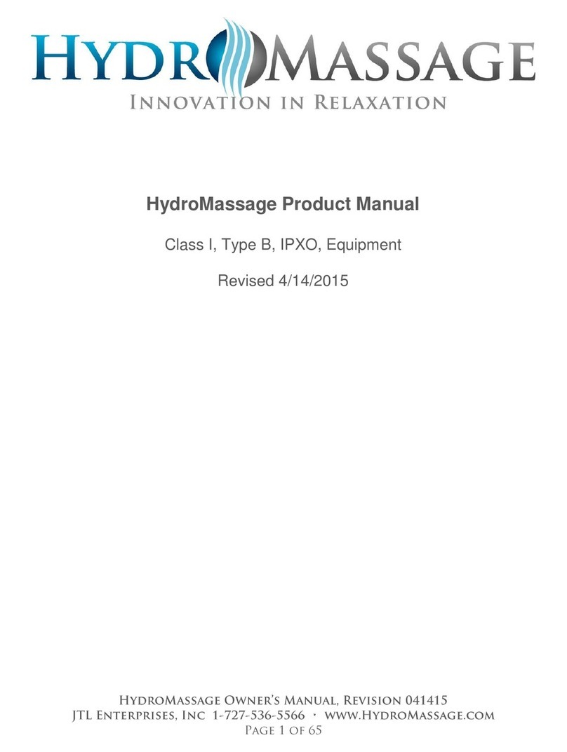 HydroMassage 100 Series owner's manual