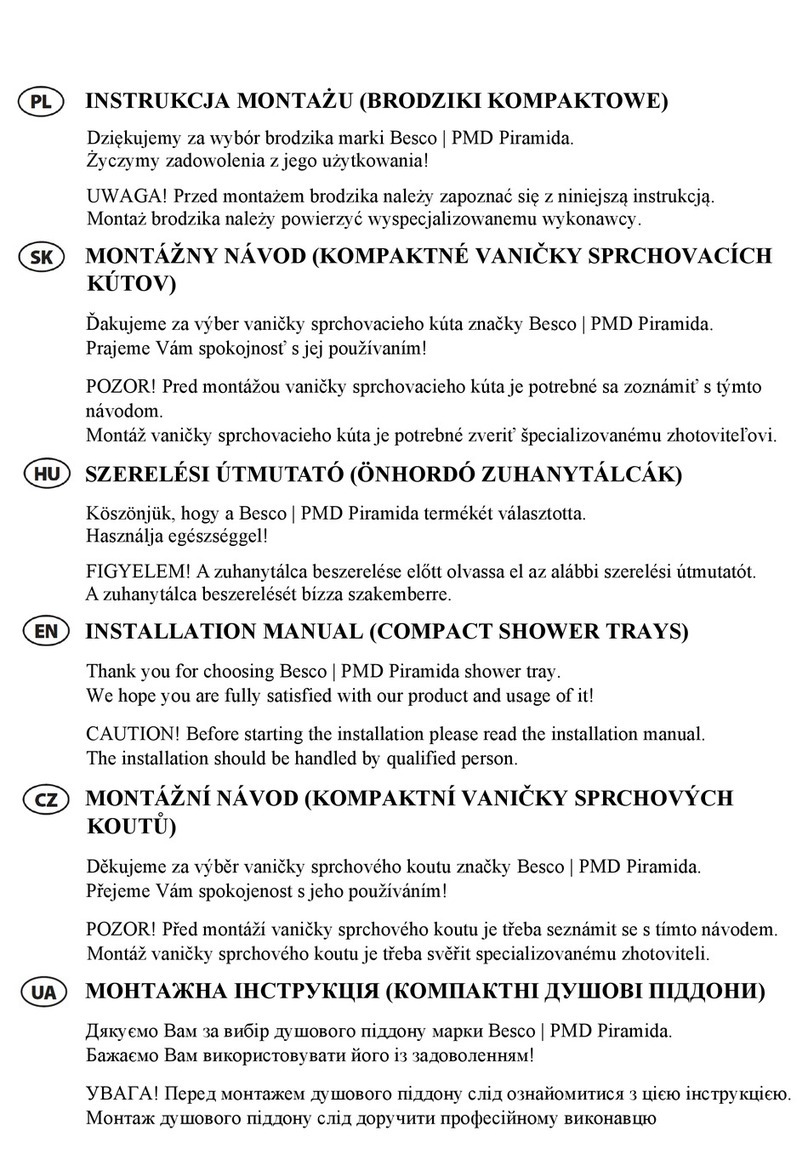 Besco PMD Piramida Oskar installation manual Besco PMD Piramida Oskar installation manual