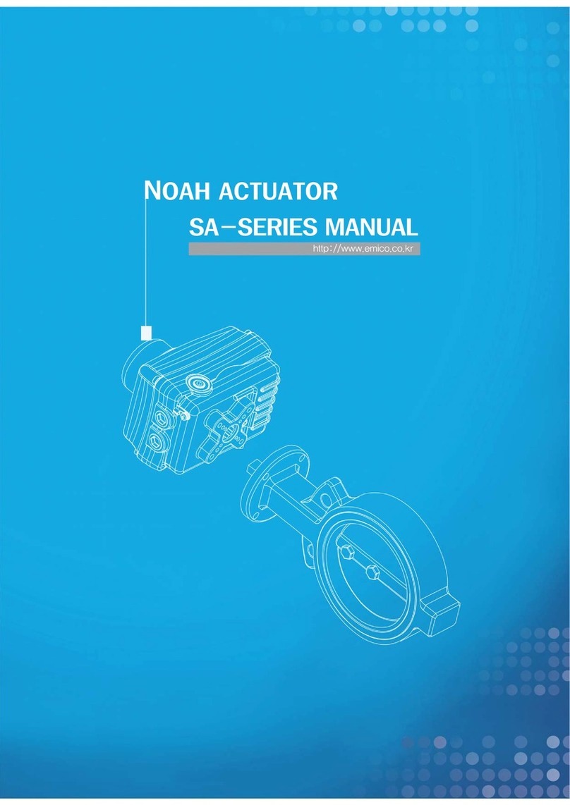NOAH ACTUATION SA Series manual