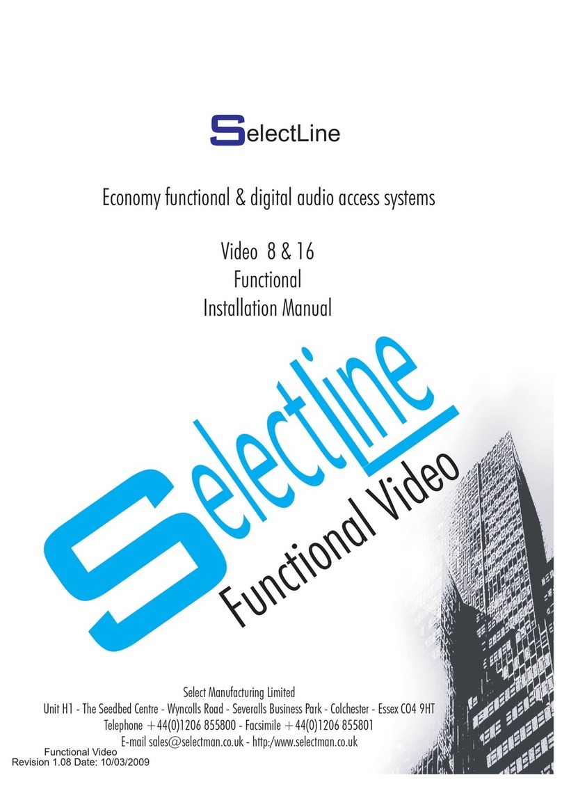 SelectLine Video 8 installation manual