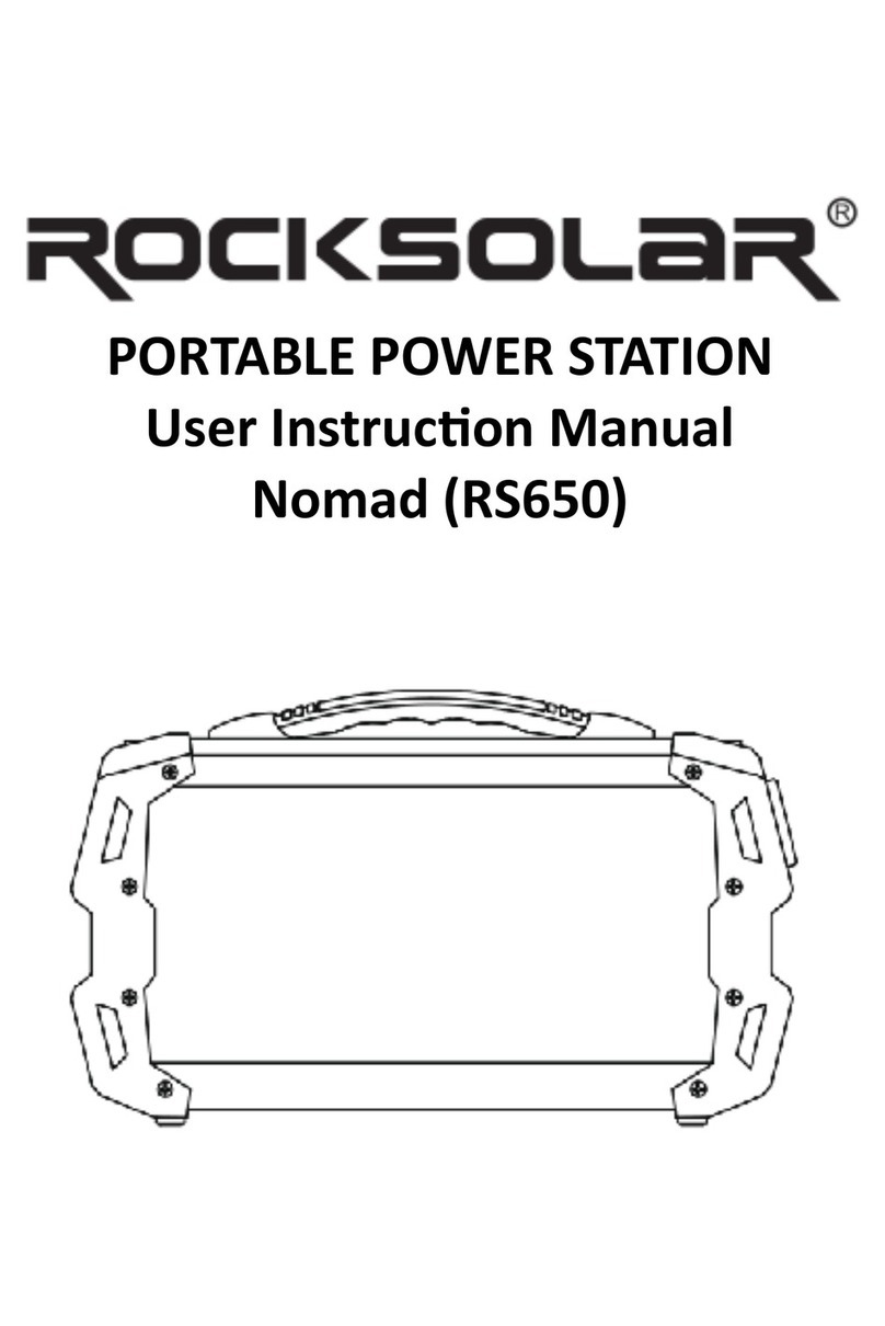 ROCKSOLAR Nomad User instruction manual ROCKSOLAR Nomad User instruction manual