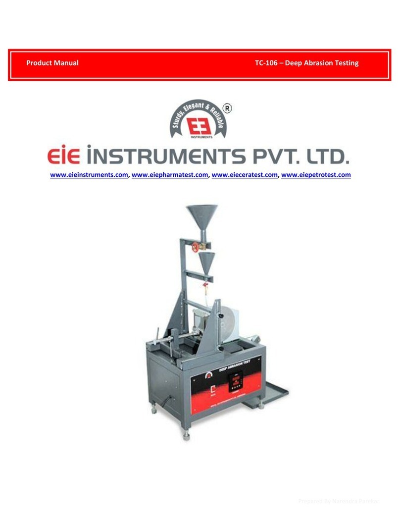 EiE INSTRUMENTS TC-106 product manual