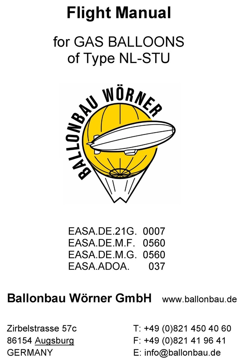 Ballonbau Worner NL-STU Flight manual