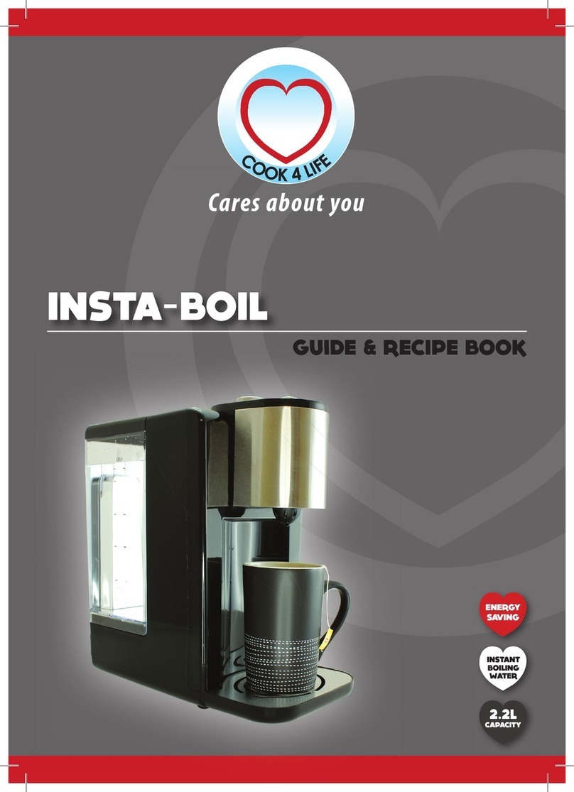 COOK 4 LIFE INSTA-BOIL Quick guide