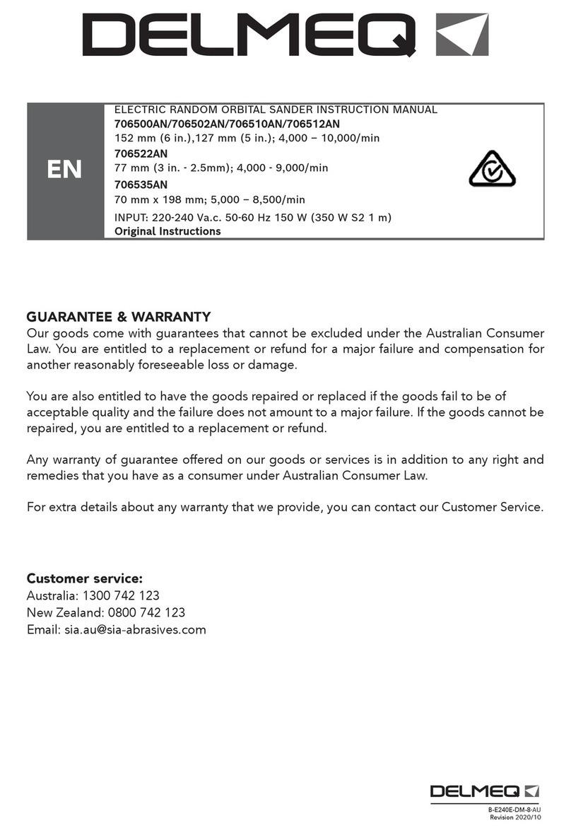 DELMEQ 706500AN instruction manual