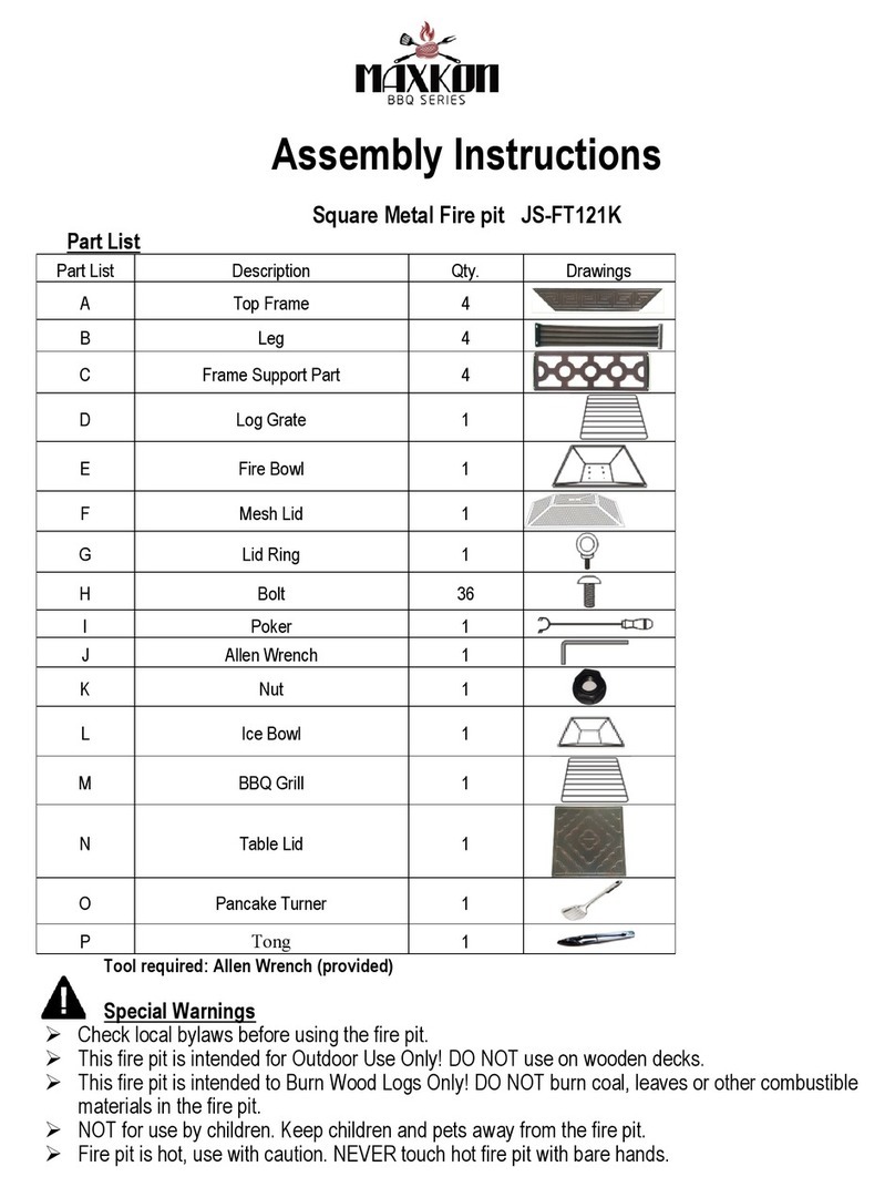 Maxkon BBQ Series User manual