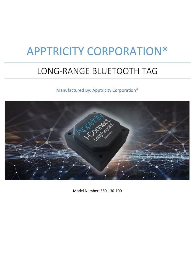 APPTRICITY CORPORATION I-Connect instruction manual