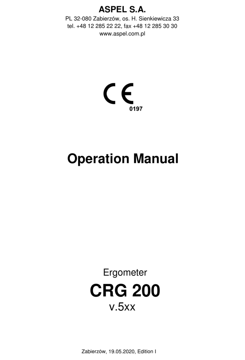 ASPEL CRG 200 Operation manual