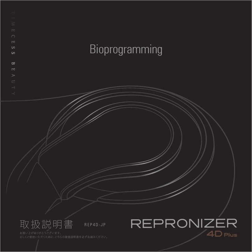 Lumielina BIOPROGRAMMING TIMECESS BEAUTY REPRONIZER 4D... operating instructions Lumielina BIOPROGRAMMING TIMECESS BEAUTY REPRONIZER 4D... operating instructions
