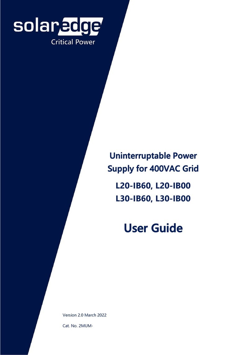 SolarEdge L20-IB00 user guide SolarEdge L20-IB00 user guide