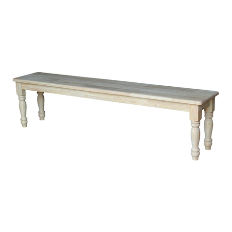 Unfinished Furniture of Wilmington BE-72 User manual Unfinished Furniture of Wilmington BE-72 User manual