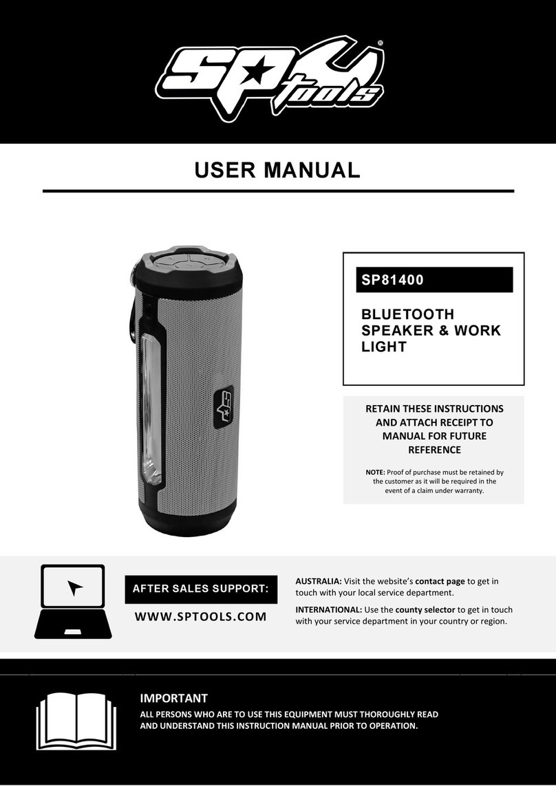 SP tools SP81400 User manual