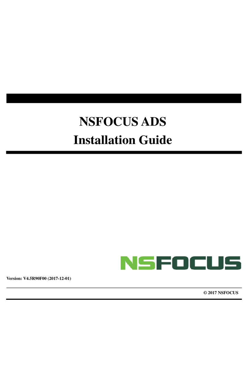 NSFOCUS ADS 2010 User manual