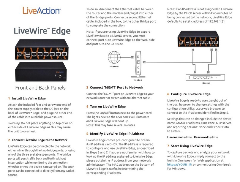 LiveAction LiveWire Edge quick start guide